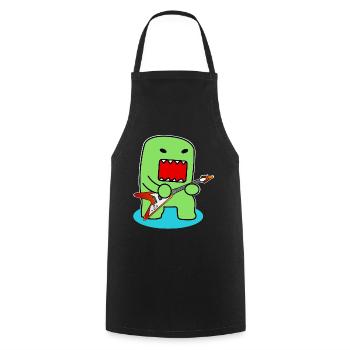 Guitar monster | Guitar, Monster, Music - Cooking Apron - black - Front - AI Model Male 185 dark (185cm)
