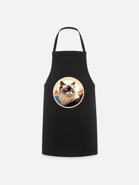 Himalayan cat - Kochschürze - Schwarz