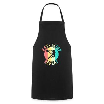 Tennis Tennis Player Tennis Club Club Gift - Cooking Apron - black - Front - AI Model Male 185 dark (185cm)