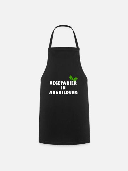 Vegetarier in Ausbildung - Kochschürze - Schwarz