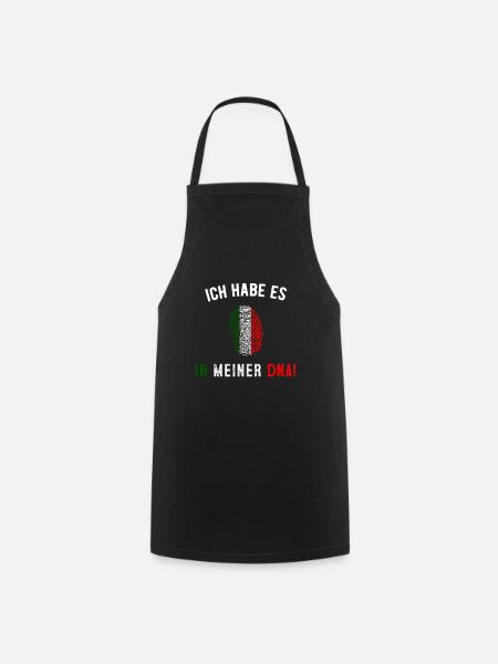 Italien Italienisch Herkunft Nationalität Geschenk - Kochschürze - Schwarz