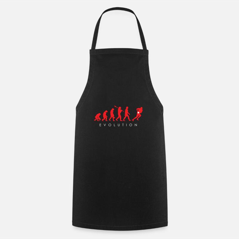 Rugby - Evolution du rugby - Tablier de cuisine - noir