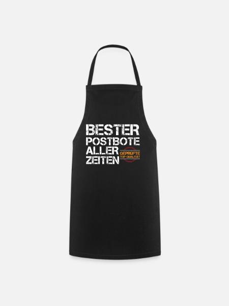 Bester Postbote - Kochschürze - Schwarz