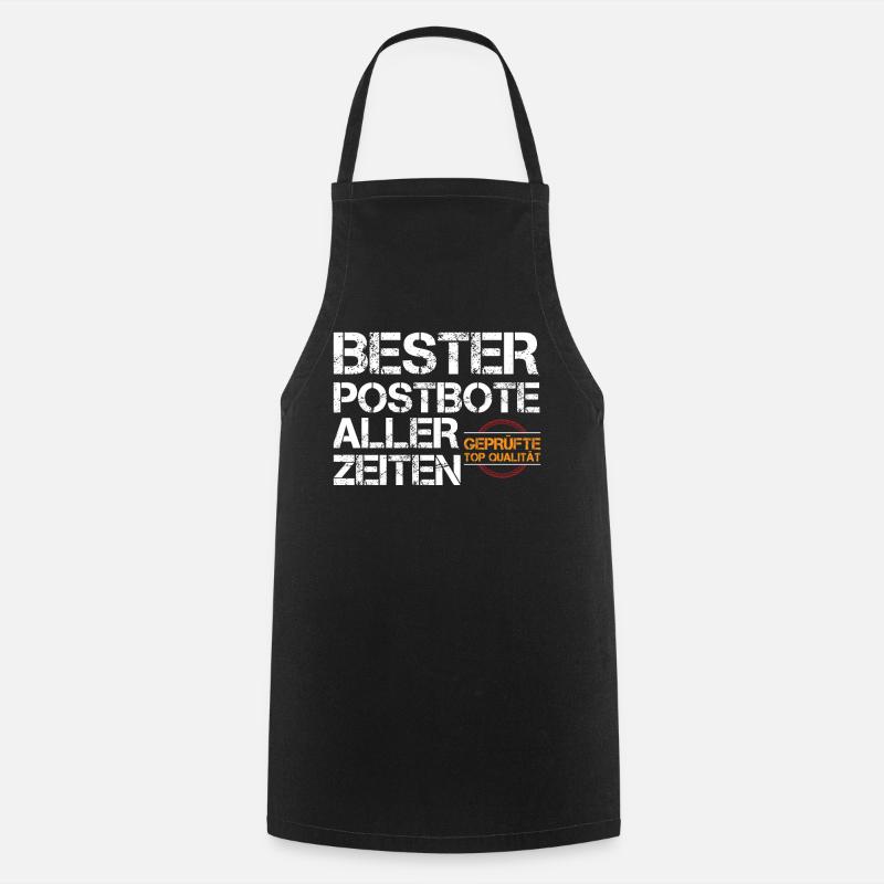 Bester Postbote - Kochschürze - Schwarz