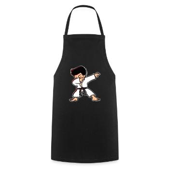 Karate Taekwondo Dabbing Junge Lustig Dab - Cooking Apron - black - Front - AI Model Male 185 dark (185cm)