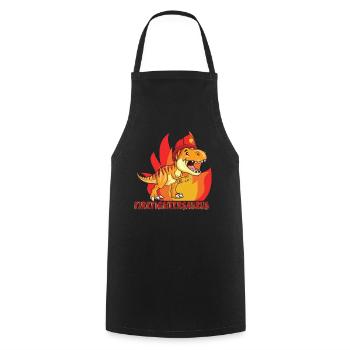 Firefightersaurus Dino Firefighter Service d'incendie - Tablier de cuisine - noir - Devant - AI Model Male 185 dark (185cm)