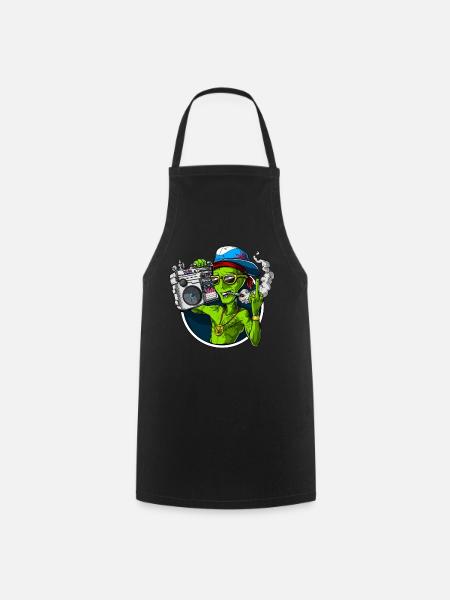 Aliens Stoner Party - Kochschürze - Schwarz