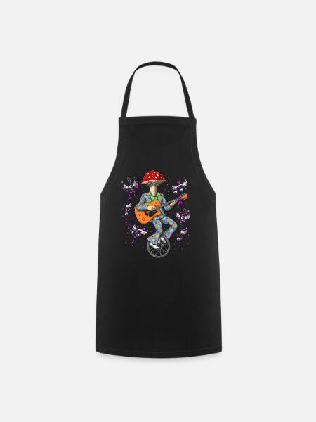 Disco Magic Mushroom - Kochschürze - Schwarz