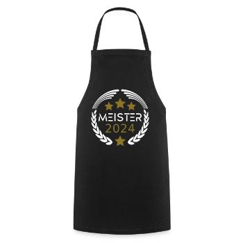 Meister 2024 Aufstiegstrikot Aufstieg 24 - Kochschürze - Schwarz - Vorne - AI Model Male 185 dark (185cm)