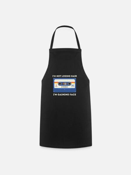 Retro Sarcastic Age Saying - Cooking Apron - black