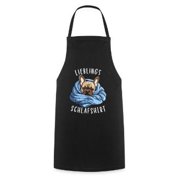 Lieblings Schlafshirt French Bulldog Schlafshirt - Kochschürze - Schwarz - Vorne - AI Model Male 185 dark (185cm)