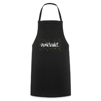 Verkleidet Kostümersatz Kein Kostüm - Kochschürze - Schwarz - Vorne - AI Model Male 185 dark (185cm)