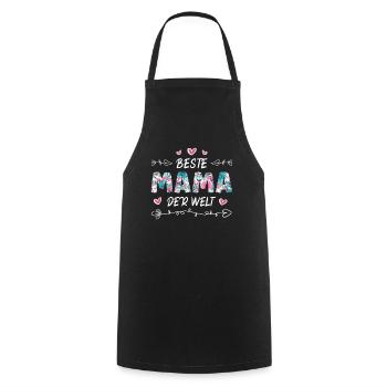 Beste Mama Der Welt Muttertag Super Mama - Kochschürze - Schwarz - Vorne - AI Model Male 185 dark (185cm)