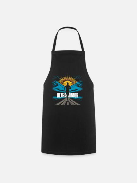 Ultramarathons Ultrarunning Ultramarathon Runners - Cooking Apron - black