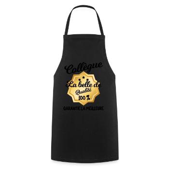 Collègue De Travail Femme la Belle De Qualité - Tablier de cuisine - noir - Devant - AI Model Male 185 dark (185cm)