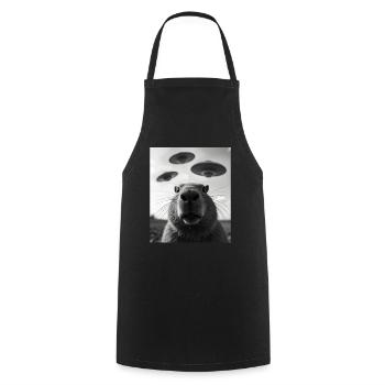 Costume de capybara graphique drôle capybara - Tablier de cuisine - noir - Devant - AI Model Male 185 dark (185cm)