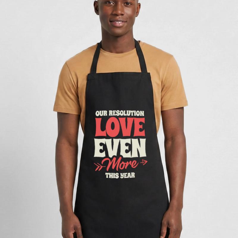 Résolution : Aimez plus cette année : Objectifs relationnels Tablier de cuisine