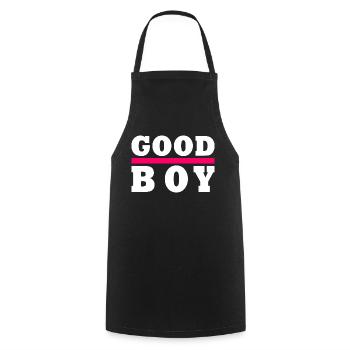 Good boy - Cooking Apron - black - Front - AI Model Male 185 dark (185cm)