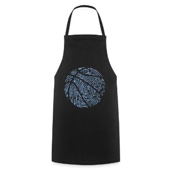 Basketball Players Fingerprint Passion - - Cooking Apron - black - Front - AI Model Male 185 dark (185cm)