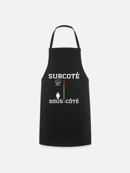 Surcoté Six pack Sous côté Six MacDo - Tablier de cuisine - noir
