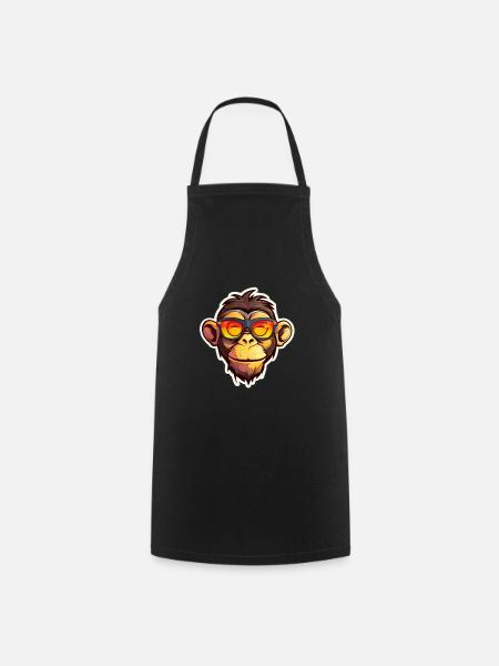 The Wise of the Forests - Cooking Apron - black