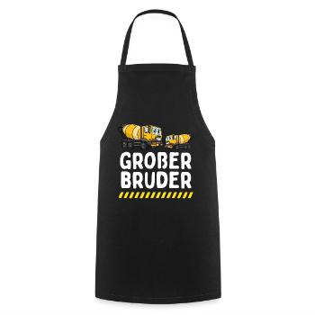 Big Brother 2024 Mélangeuse - Tablier de cuisine - noir - Devant - AI Model Male 185 dark (185cm)