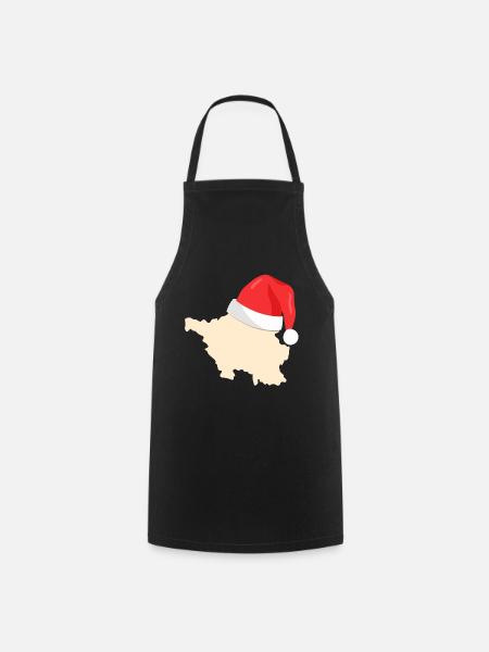 Saarland Weihnachten - Kochschürze - Schwarz