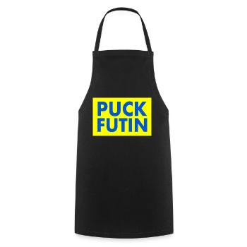 fck ptn - Cooking Apron - black - Front - AI Model Male 185 dark (185cm)