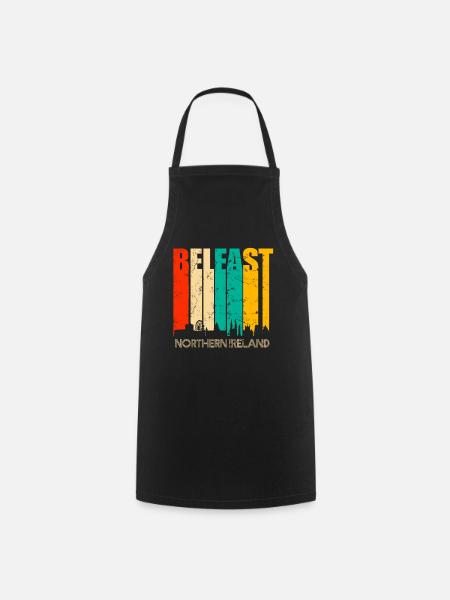 Belfast Nordirland - Cooking Apron - black