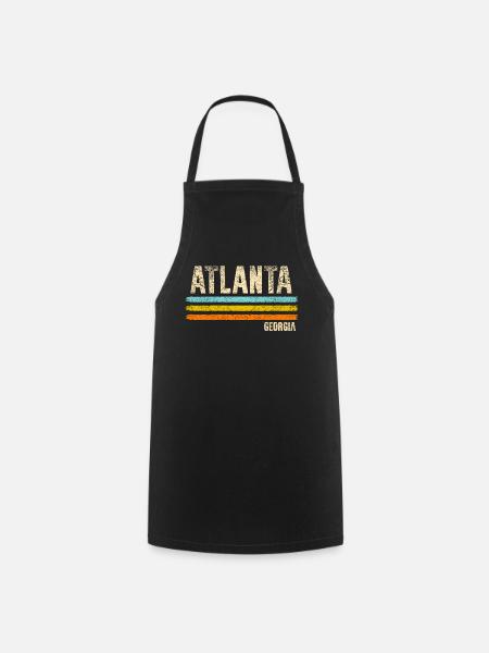 Atlanta Georgia - Cooking Apron - black
