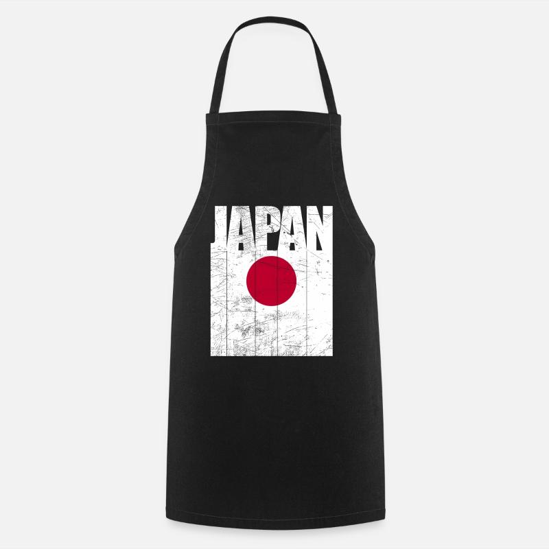 Japan Flagge - Kochschürze - Schwarz