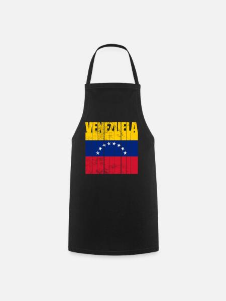 Venezuela Flagge - Kochschürze - Schwarz