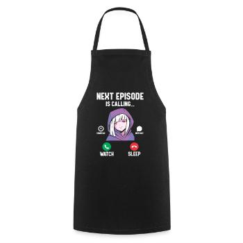 Anime Manga Fan Geburtstag Weihnachten Geschenk - Kochschürze - Schwarz - Vorne - AI Model Male 185 dark (185cm)