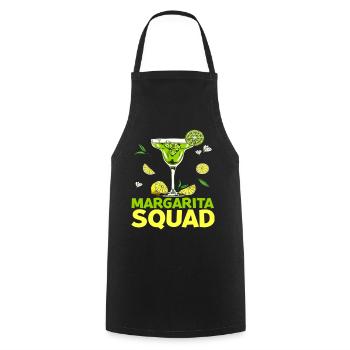 Margarita Squad T Shirt - Cooking Apron - black - Front - AI Model Male 185 dark (185cm)