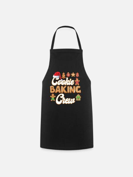Cookie Baking Crew Christmas Baking - Kochschürze - Schwarz