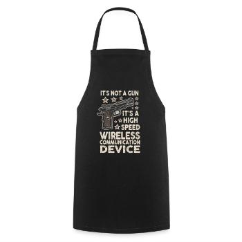 Its Not A Gun Meme Funny Its Not A Gun - Cooking Apron - black - Front - AI Model Male 185 dark (185cm)