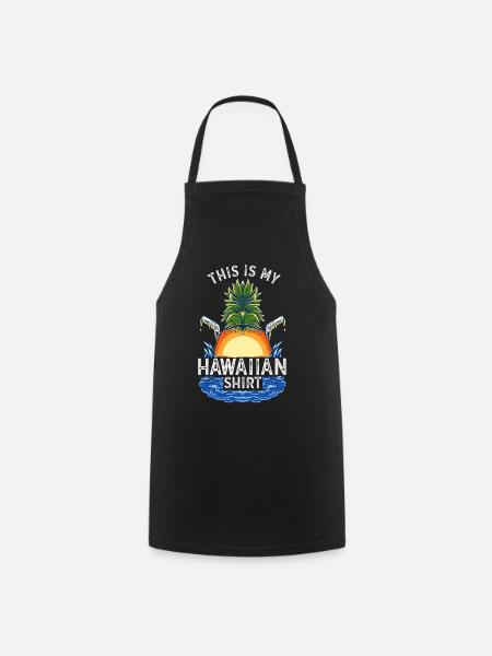 This Is My Hawaiian Palm Summer - Kochschürze - Schwarz
