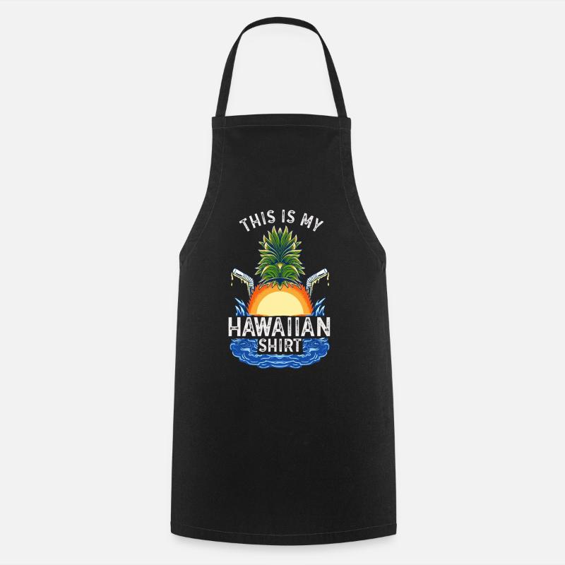 This Is My Hawaiian Palm Summer - Kochschürze - Schwarz