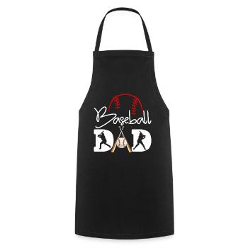 Baseball Dad Player Lovers Fathers Day - Kochschürze - Schwarz - Vorne - AI Model Male 185 dark (185cm)
