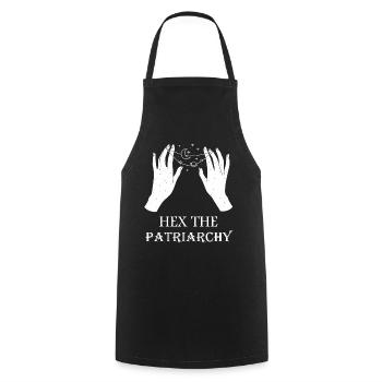 Hex The Patriarchy - Cooking Apron - black - Front - AI Model Male 185 dark (185cm)