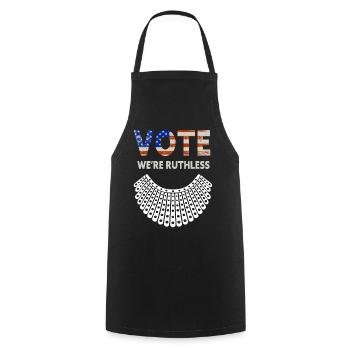 Women's Rights Vote We're Ruthless Human And Women - Cooking Apron - black - Front - AI Model Male 185 dark (185cm)