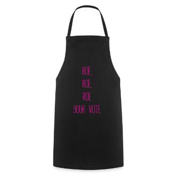 Roe Your Vote Pro-Choice Womens Feminist - Cooking Apron - black - Front - AI Model Male 185 dark (185cm)