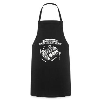 Juste une pièce de voiture de plus que je promets - Tablier de cuisine - noir - Devant - AI Model Male 185 dark (185cm)