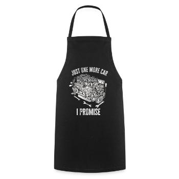 Juste une pièce de voiture de plus que je promets - Tablier de cuisine - noir - Devant - AI Model Male 185 dark (185cm)
