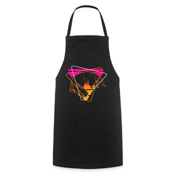 Anteater - Cooking Apron - black - Front - AI Model Male 185 dark (185cm)