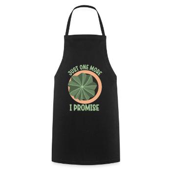 Just One More Plant I Promise Plantaholic Therapy - Cooking Apron - black - Front - AI Model Male 185 dark (185cm)