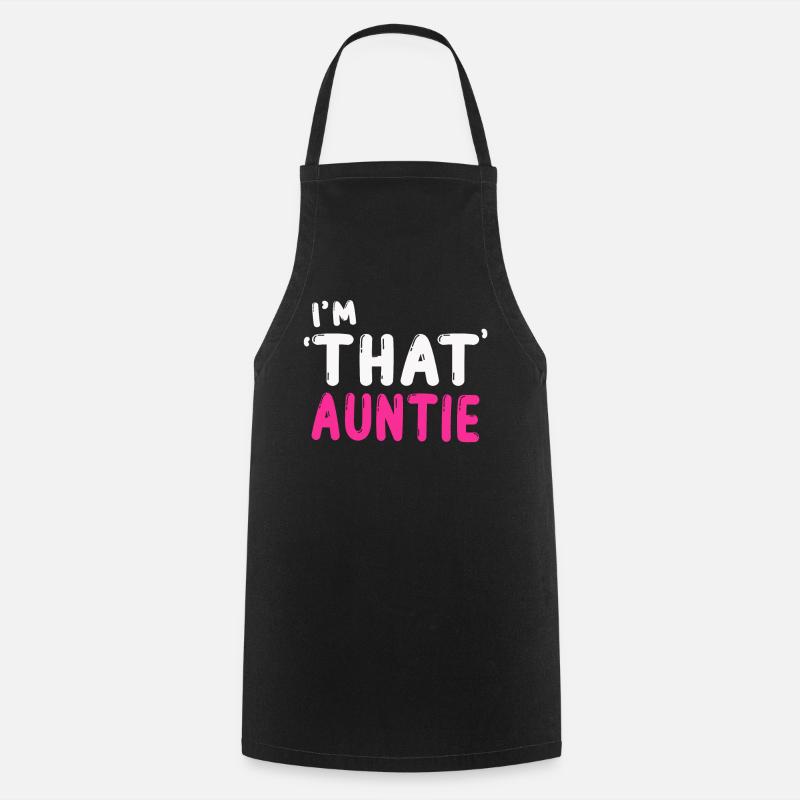 Je suis cette tante - Tablier de cuisine - noir