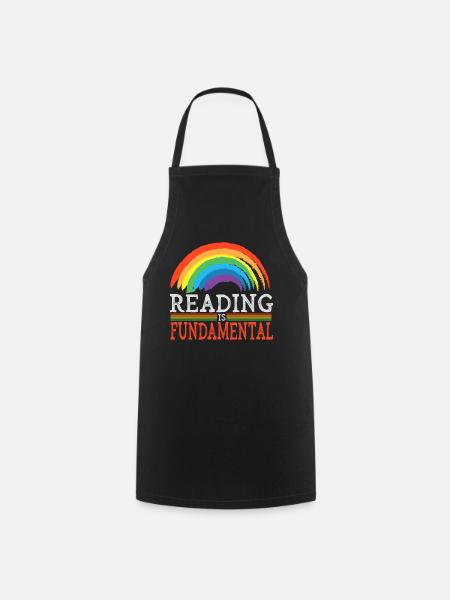 Reading Is Fundamental - Kochschürze - Schwarz