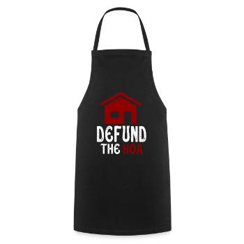 Defund The HOA - Tablier de cuisine - noir - Devant - AI Model Male 185 dark (185cm)