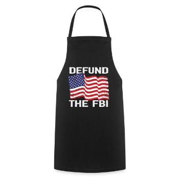 Defund the FBI Anti-Government Political American - Kochschürze - Schwarz - Vorne - AI Model Male 185 dark (185cm)